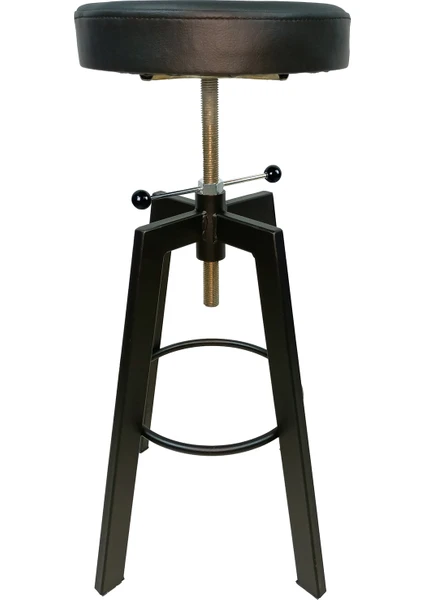 Helen Bar Sandalyesi Bar Taburesi Siyah